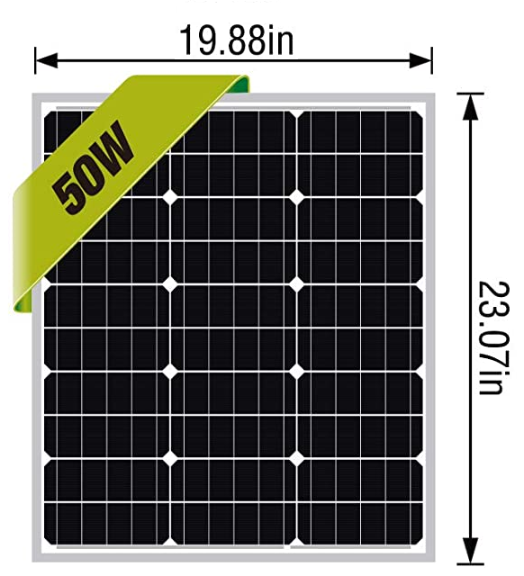 Newpowa 50 Watt Solar Panel To Be Generating Highly Effective 6854